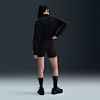 ナイキ スポーツウェア ウィメンズ ベロア クロップド 1/4ジップ トップ