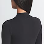 Top cropped de cuello alto para mujer NikeSKIMS Vintage Seamless