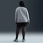 Sudadera de cuello redondo holgada para mujer (talla grande) Nike Sportswear Club Fleece