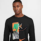 Nike Men's Long-Sleeve Basketball T-Shirt