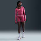 Playera de manga larga Dri-FIT cropped para mujer Nike Pro