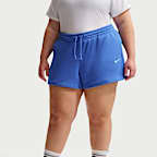 Shorts de tiro medio de 10 cm para mujer (talla grande) Nike Sportswear Phoenix Fleece