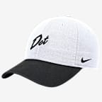 Detroit Pistons 2024/25 Club City Edition Nike NBA Cap - White