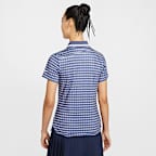 ナイキ ツアー ウィメンズ Dri-FIT ショートスリーブ プリント ゴルフポロ