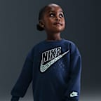 Conjunto de sudadera de cuello redondo y leggings infantil Nike Wild Warmth