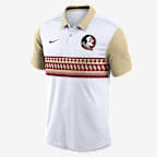 Florida State Seminoles Vapor Men's Nike Dri-FIT College Polo - White