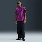 FC Barcelona Primary Home Men's Nike Dri-FIT Soccer Short-Sleeve Top
