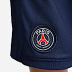 Tredelat fotbollsställ Paris Saint-Germain 2024/25 Stadium (hemmaställ) Nike Replica för barn