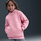 Sudadera con gorro sin cierre oversized para niños talla grande Nike Sportswear Club Fleece
