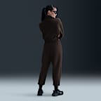 Nike Sportswear Phoenix Plush Women's Oversized 1/4-Zip Cropped Cosy Fleece Sweatshirt