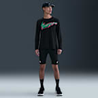 나이키 마일러 남성 드라이 핏 UV 긴팔 러닝 탑