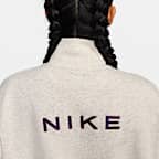 Nike Sportswear Women's Oversized 1/2-Zip Crop Fleece Sweatshirt