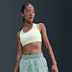 Nike Swift Women's Dri-FIT Mid-Rise 2-in-1 Printed Running Shorts