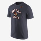 Oregon State Men's Nike College 365 T-Shirt - Anthracite