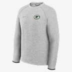 Green Bay Packers Tech Fleece Men's Nike NFL Pullover Crew