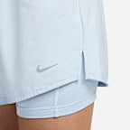 Nike Dri-FIT One Women's Mid-rise 8cm (approx.) 2-in-1 Shorts