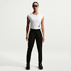 Playera de correr de manga tipo casquillo Dri-FIT para mujer Nike Tempo Swoosh