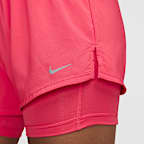 Nike Dri-FIT One Women's Mid-rise 8cm (approx.) 2-in-1 Shorts
