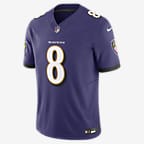 Lamar Jackson Baltimore Ravens Men's Nike Dri-FIT NFL Limited Football Jersey - Purple