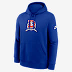 Sudadera con gorro sin cierre Nike de la NFL para hombre Denver Broncos Rewind Club - Royal