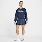 나이키코트 컬렉션 여성 크루넥 테니스 탑