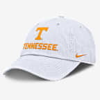 Tennessee Sideline Club Gameday Men's Nike College Adjustable Hat - White