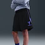 FC Barcelona Away Big Kids' Kobe Dri-FIT Soccer Shorts