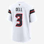 Jersey de fútbol americano Nike de la NFL Game para hombre Tank Dell Houston Texans