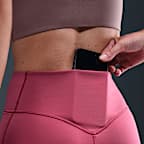 Nike Universa Women's High-Waisted 7/8 Leggings with No Front Seam