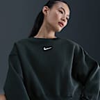 나이키 스포츠웨어 피닉스 플리스 여성 오버-오버사이즈 크루넥 스웻셔츠