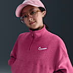Nike Sportswear Big Kids' (Girls') Long-Sleeve Fleece Top