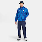 Chamarra tipo anorak Nike para hombre de la selección nacional de fútbol masculino de Estados Unidos