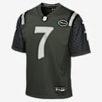 Justin Fields New York Jets Rivalries Collection Big Kids' Nike NFL Game Jersey - Green