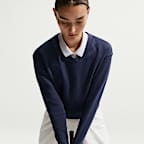 Nike Women's V-Neck Long-Sleeve Golf Top