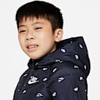 Veste à capuche imprimée Nike pour enfant