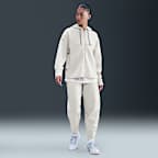 Sudadera con gorro de básquetbol Dri-FIT holgada de cierre completo Sabrina