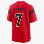 C.J. Jersey de fútbol americano Nike de la NFL Game para hombre C.J. Stroud Houston Texans