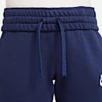 Shorts de French Terry para niños talla grande Nike Sportswear Club Fleece