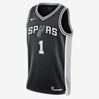San Antonio Spurs Icon Edition 2022/23 Men's Nike Dri-FIT NBA Swingman Jersey - Black