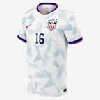 Rose Lavelle USWNT 2025 Stadium Home Big Kids' Nike Dri-FIT Soccer Jersey - White