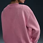 Sudadera oversized de cuello redondo de tejido Fleece para mujer Nike Sportswear Phoenix