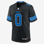 Jersey Nike de la NFL Game para hombre Jahmyr Gibbs Detroit Lions - Negro