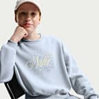 Nike Sportswear Club Fleece Older Kids' (Girls') Boxy Crew-Neck Sweatshirt