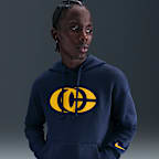 Sudadera con gorro sin cierre de básquetbol de tejido Fleece Nike Caitlin Clark Phoenix