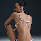 Nike Swim Women's Terry Texture Tie String Bikini Bottom