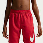 Nike Swim Breaker Big Kids' (Boys') 7" Brief-Lined Volley Short