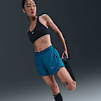 ナイキ テンポ ウィメンズ Dri-FIT ミッドライズ ランニングショートパンツ (インナー付き)