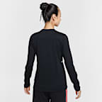 Nike Academy Women's Dri-FIT Crew-Neck Long-Sleeve Football Top