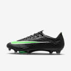 Nike Mercurial Superfly 11 Elite Firm-Ground Low-Top Football Boots - Black/Black/Illusion Green