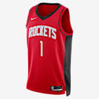 Jersey Nike Dri-FIT de la NBA Swingman para hombre Houston Rockets Icon Edition 2022/23 - Rojo universitario